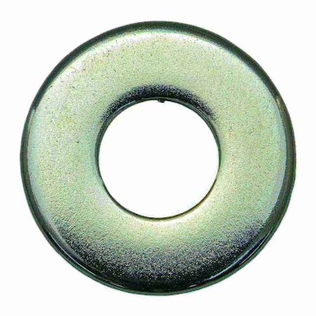 Midwest Fastener Flat Washer, For Screw Size 1/4" , Steel Chrome Plated Finish, 10 PK 74342